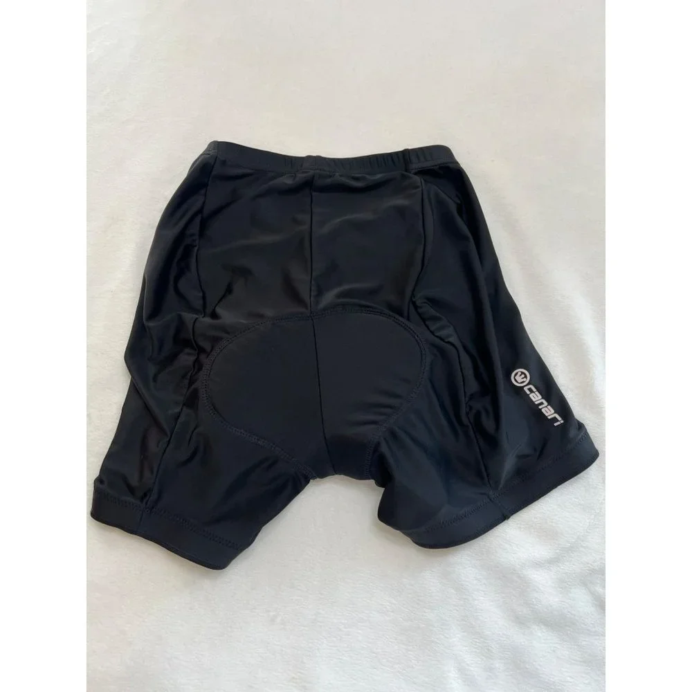 Canari Cycling Shorts Women's Small Black Padded Stretch Biking -Size Small